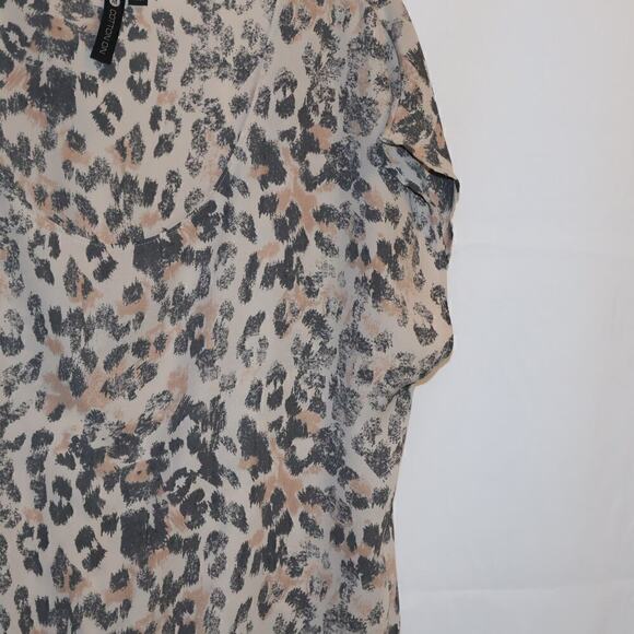 Cotton On Blouse Acid Wash Color Size Medium Dolman Short sleeve - Picture 6 of 10